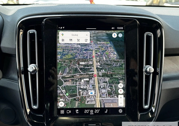 Volvo XC 40 cena 199900 przebieg: 9100, rok produkcji 2022 z Kościerzyna małe 562